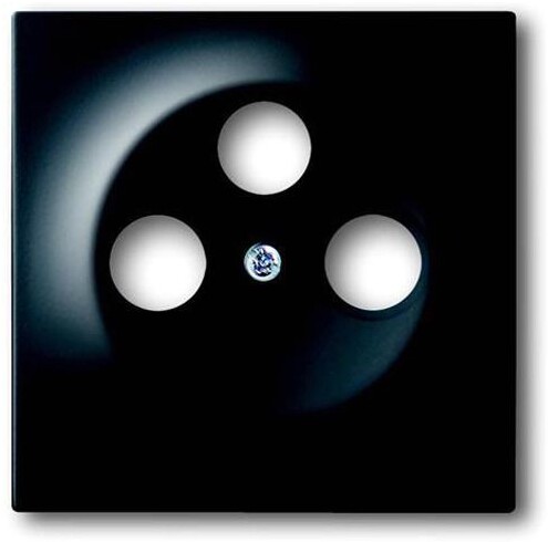 ABB BJE Impuls Черный бархат Накладка TV розетки (TV+FM) в Москве