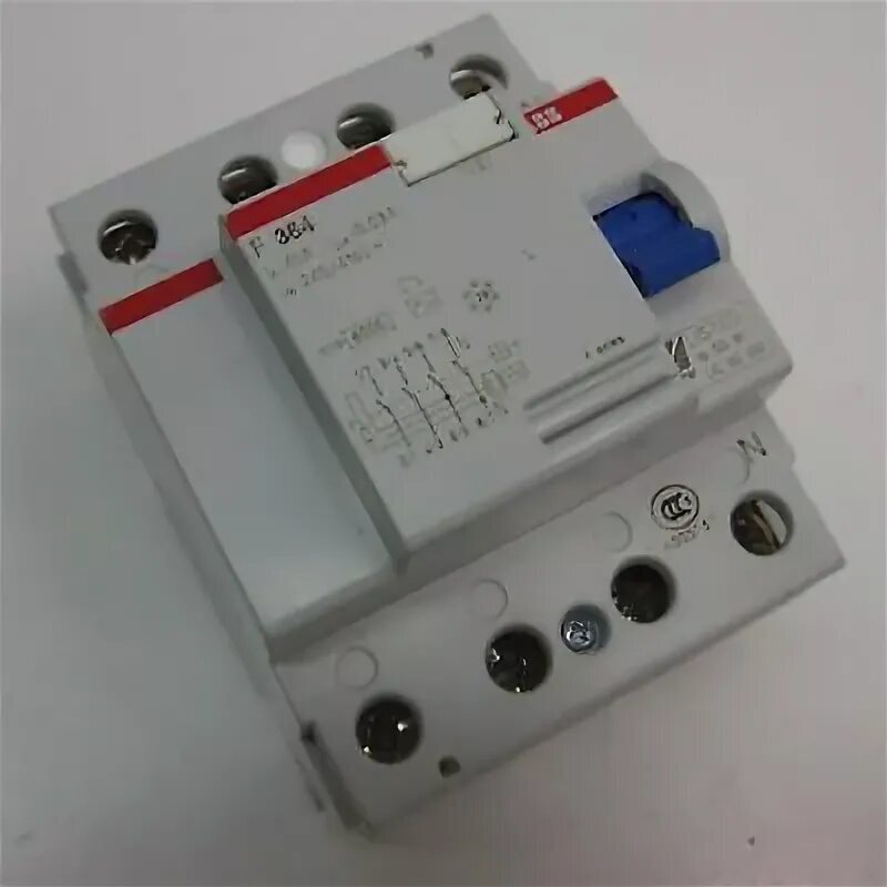 Выключатель дифференциального тока УЗО 4п 40А 30мА F364 АС ABB в Москве