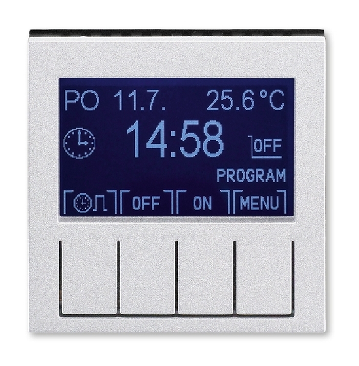 ABB Levit Таймер программируемый зелёный - дымчатый чёрный, 2CHH912031A4067 в Москве