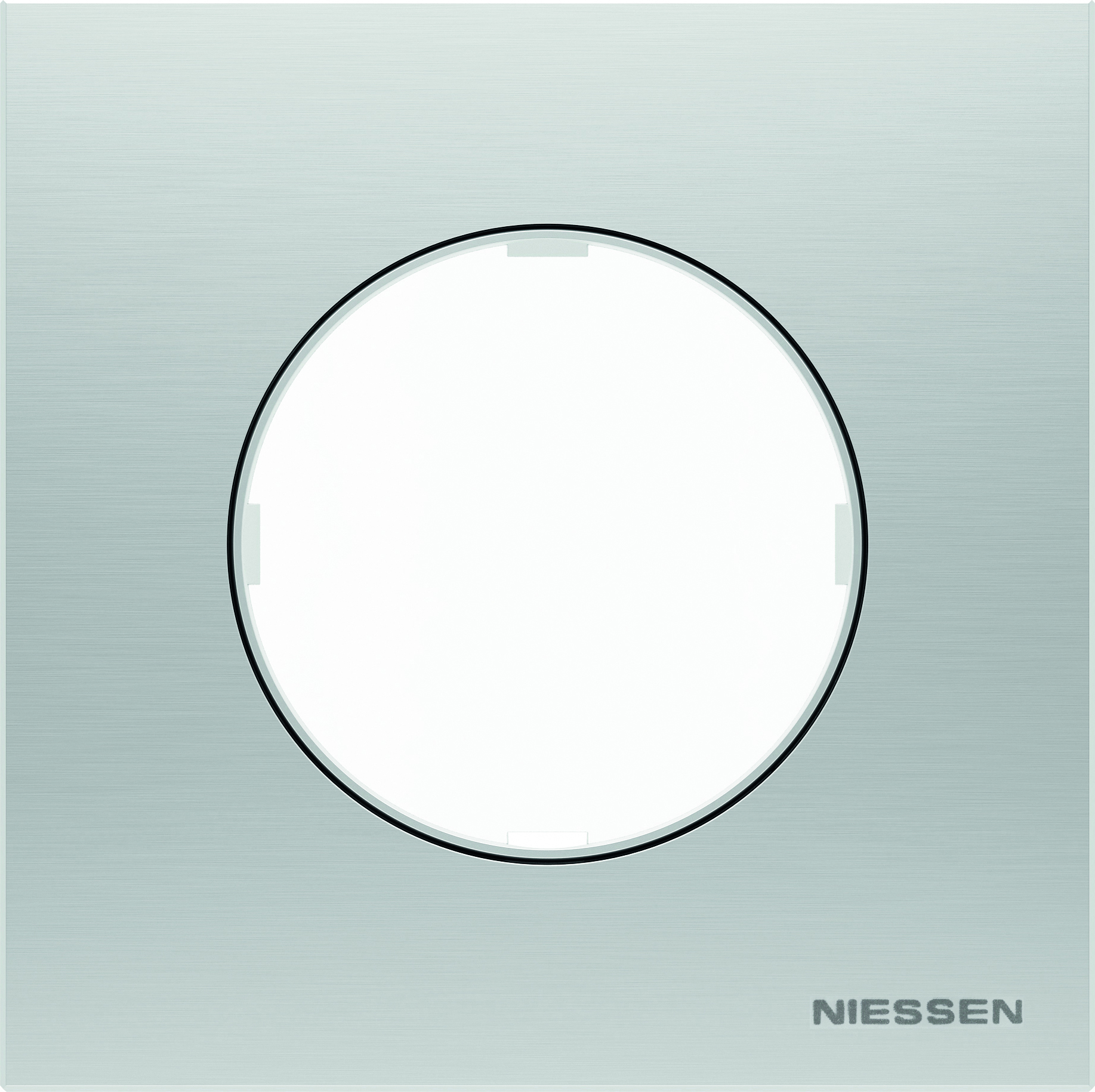 Рамка одинарная ABB Skymoon, нержавеющая сталь 2CLA867100A4001