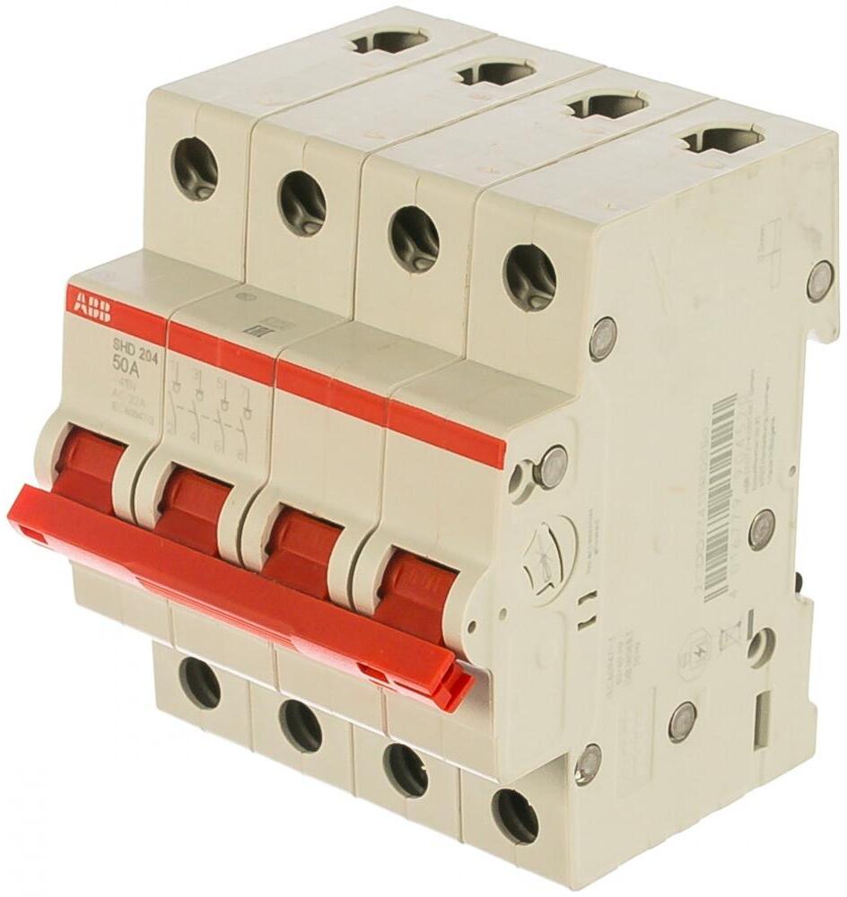 ABB 2CDD283101R0050 Рубильник 3п SD203r 50A рычаг красный в Москве