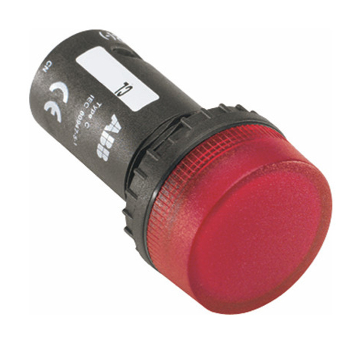 ABB COS Лампа CL2-623L синяя со встроенным светодиодом 230В AC с защитой от наводок с напряжением до в Москве