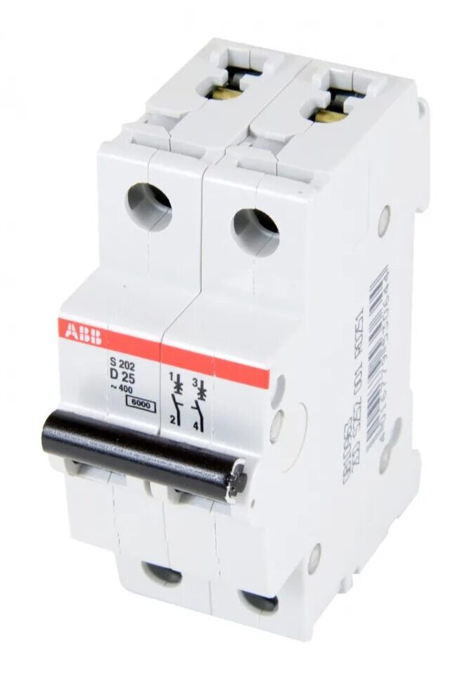 ABB S202 Автоматический выключатель 2P 10А (B) 6kA Единица измерения шт Артикул поставщика 2CDS25200 в Москве