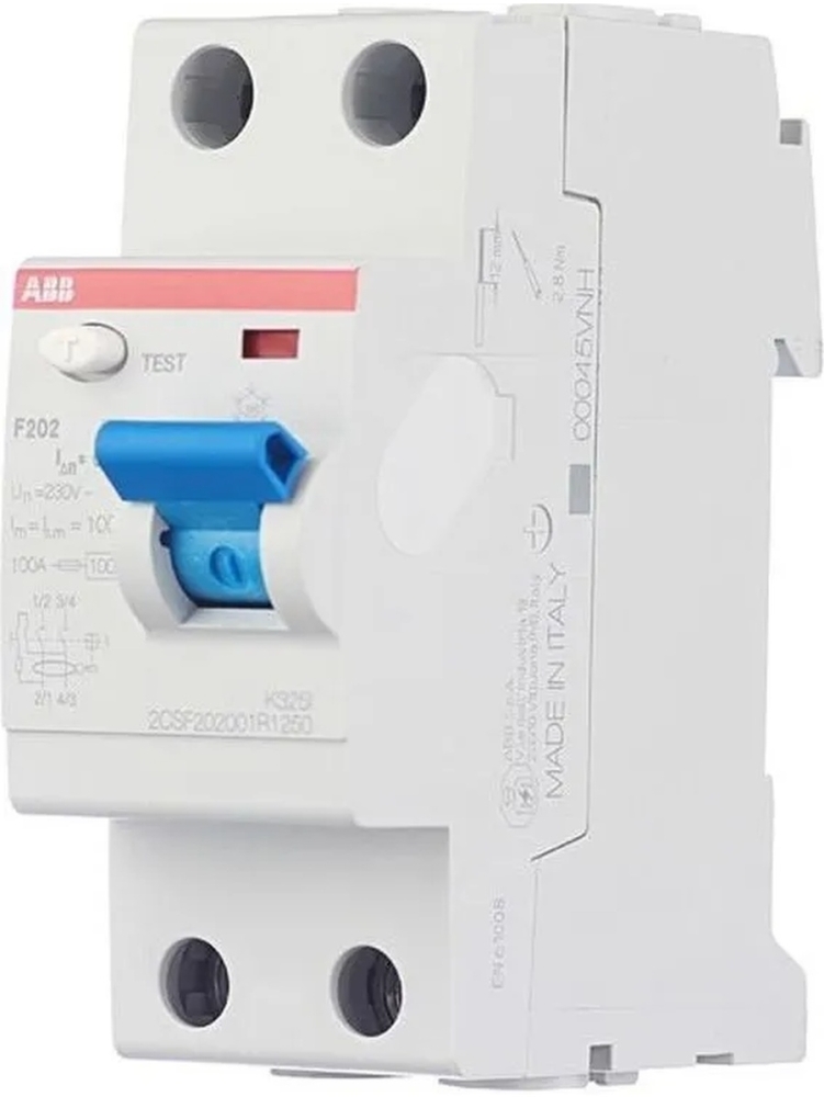 ABB F204 A-40/0,03 УЗО 4-x полюсное 40А 30mA тип А 10кА 2CSF204101R1400 Электромеханические в Москве