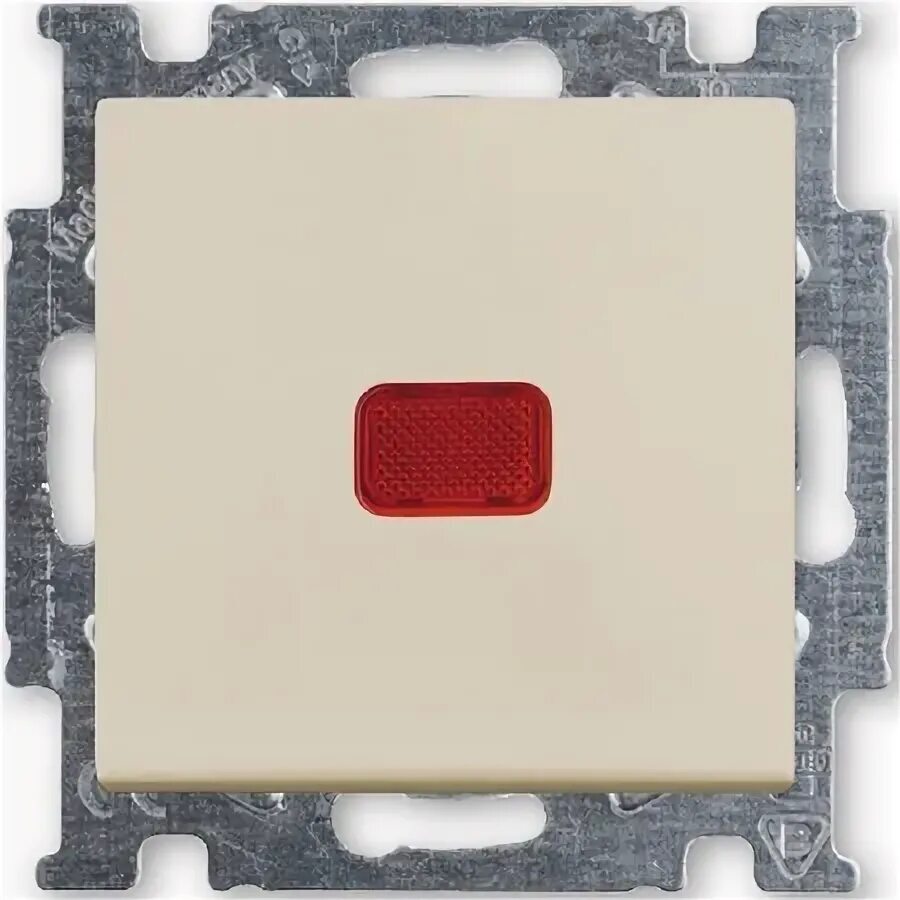 ABB Basic55 2CKA001012A2140 Выключатель двухклавишный жалюзийный (10 А, под рамку, скрытая установка, альпийский белый) в Москве