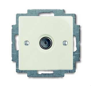 Розетка TV оконечная ABB Basic 55, шале-белый 2CKA001724A4317