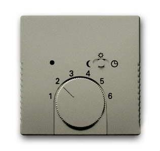 Терморегулятор теплого пола ABB Basic 55, шампань 2CKA001710A3931 + 2CKA001032A0498