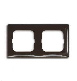 Рамка двойная ABB Basic 55, шато-черный 2CKA001725A1507