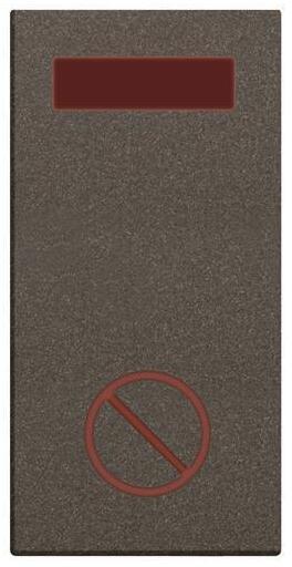 ABB Zenit Светосигнализатор с LED лампой, Не беспокоить, 1-модульный, антрацит в Москве