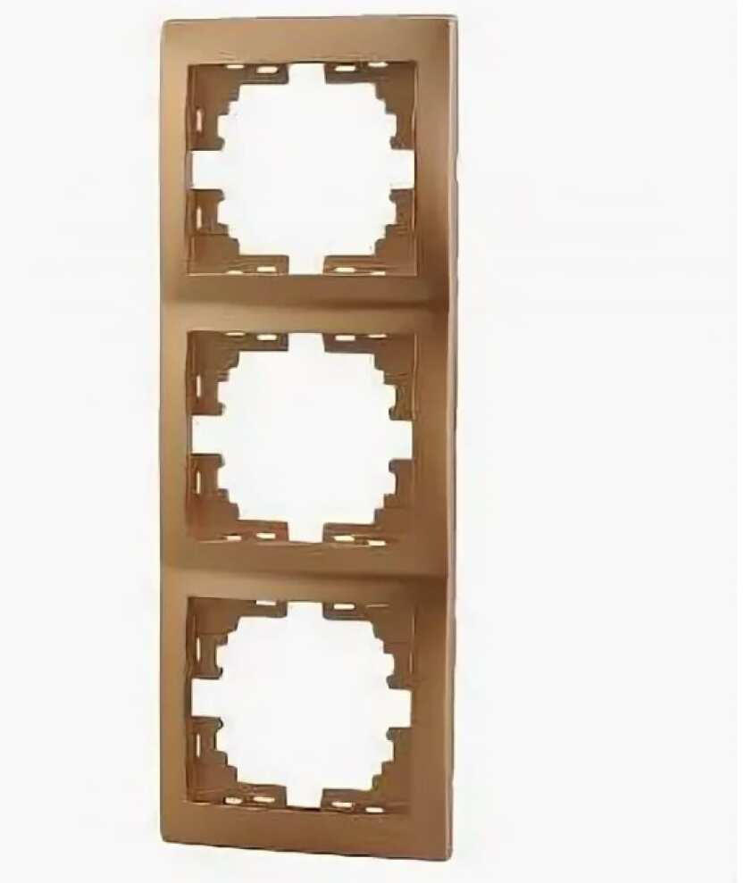 Abb BJE Рамка 3-постовая, серия axcent, цвет chalet-white в Москве