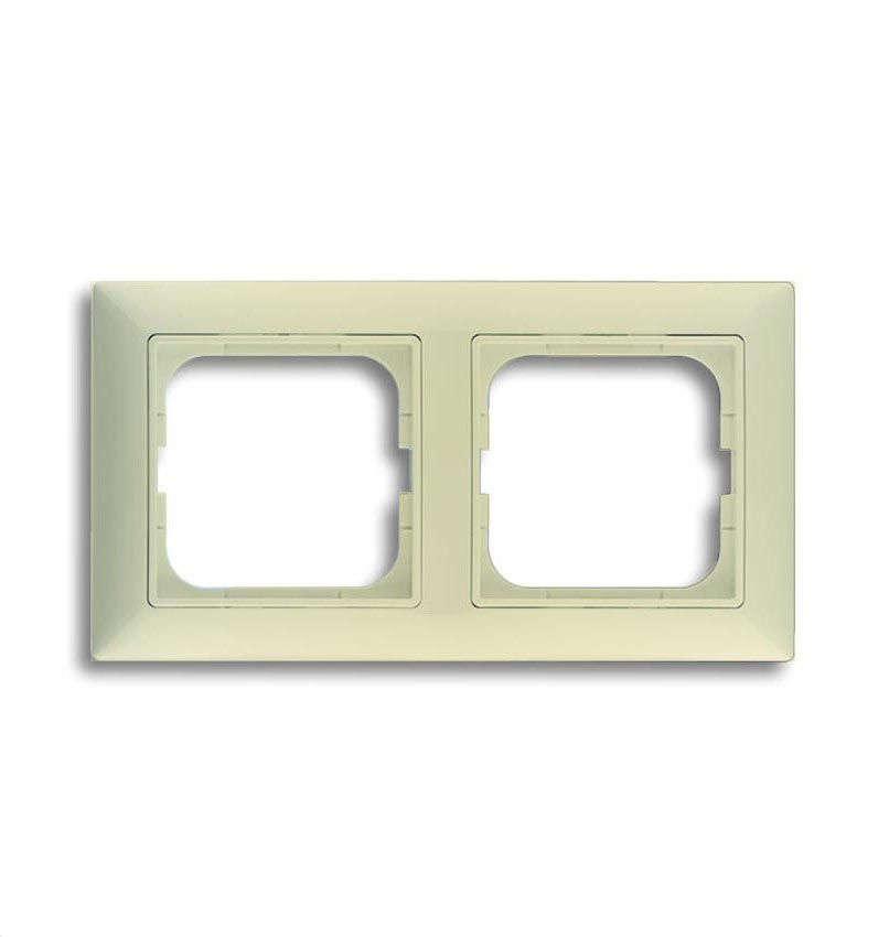 Рамка двойная ABB Basic 55, слоновая кость 2CKA001725A1485