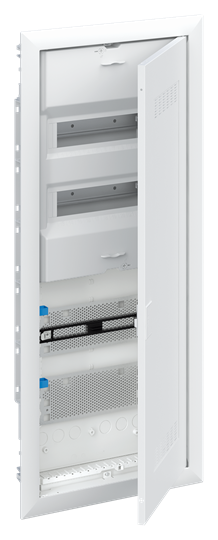 АВВ Шкаф комбинированный с дверью с радиопрозрачной вставкой (5 рядов) 24М UK662CW