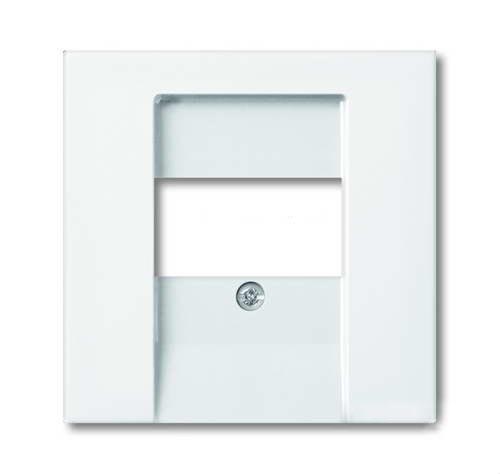 Розетка акустическая 2-ая, ABB Basic 55, альпийский белый 2CKA001724A4275 + 2CKA000230A0404