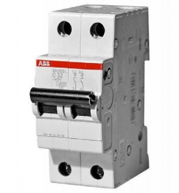 ABB S202 Автоматический выключатель 2P 6A (D) 6kA в Москве