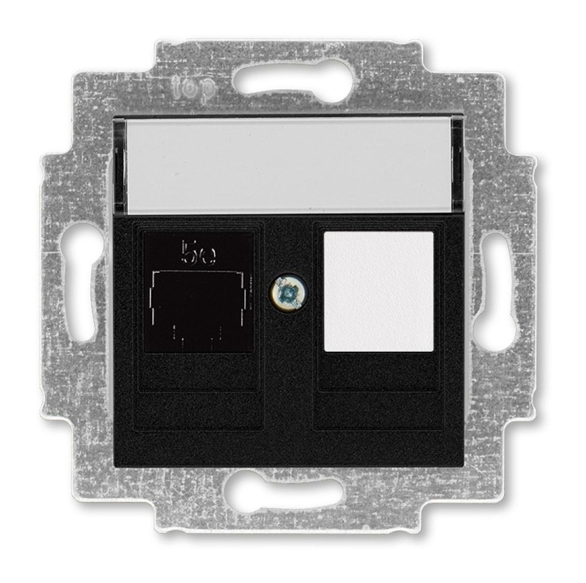 ABB Levit жемчуг Розетка RJ45 2-я, категории 6 в Москве