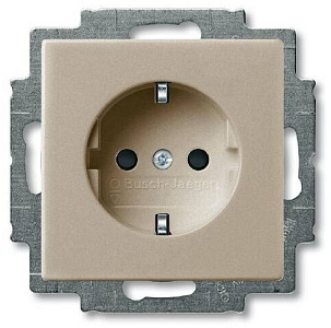 ABB Basic 55 Розетка 2Р+Е 16А белый 2CKA002011A3855 (2011-0-3855) в Москве