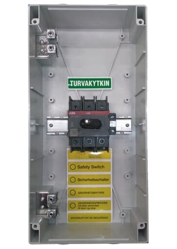 Abb SGC Рубильник в боксе OTL100B3B до 100A 3-полюсный, нет фланец B в Москве