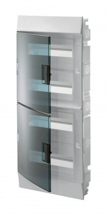 ABB Mistral41 Бокс настенный 48М прозрачная дверь (с клемм) (1SPE007717F9995) в Москве