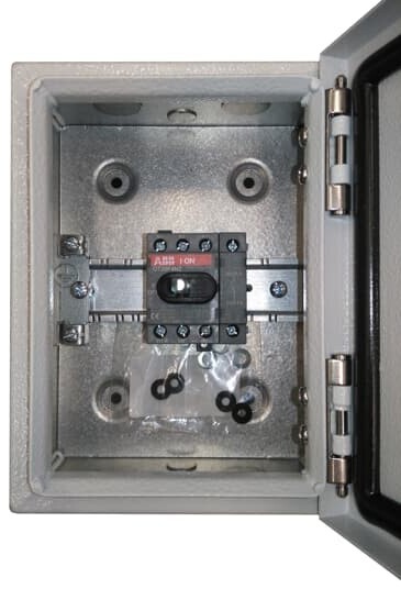 Abb SGC Рубильник в боксе OTL16B6M до 16A 6-полюсный, перфорация 4х25.5+ 2x16.5 в Москве