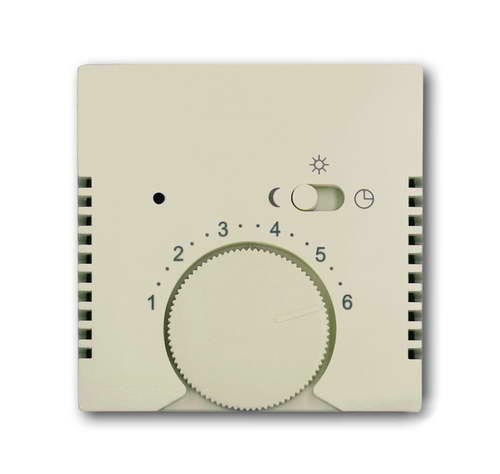 Терморегулятор теплого пола ABB Basic 55, слоновая кость 2CKA001710A3869 + 2CKA001032A0498