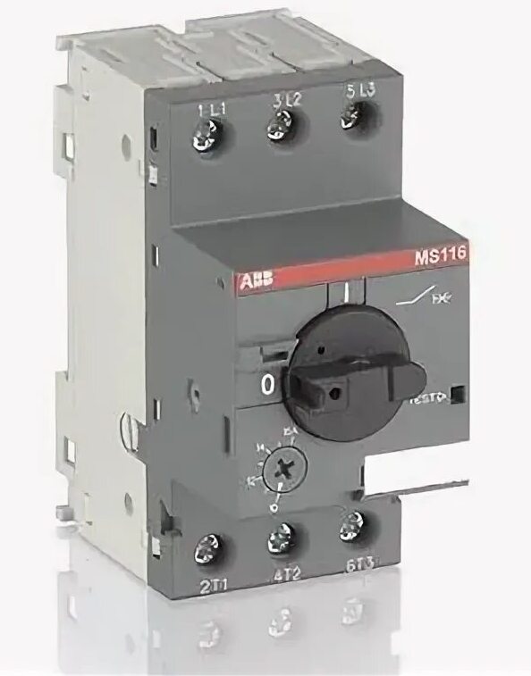 Автоматический выключатель защиты двигателя ms-116-10.0 50ka abb 1sam250000r1010 в Москве