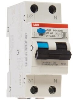 Дифференциальный автоматический выключатель 2 мод. DSH201R 30мА ABB ( С6 в Москве