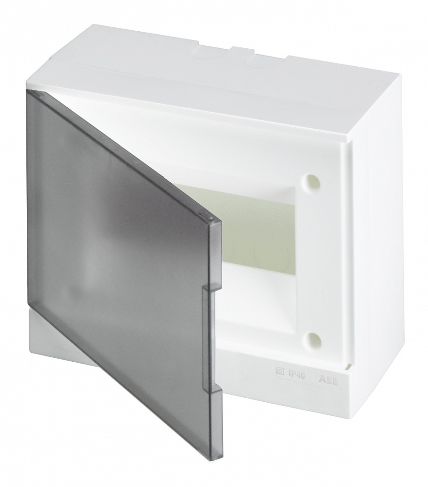 ABB Basic E Шкаф настенный 12М серая прозрачная дверь (с клеммами) BEW402212 в Москве