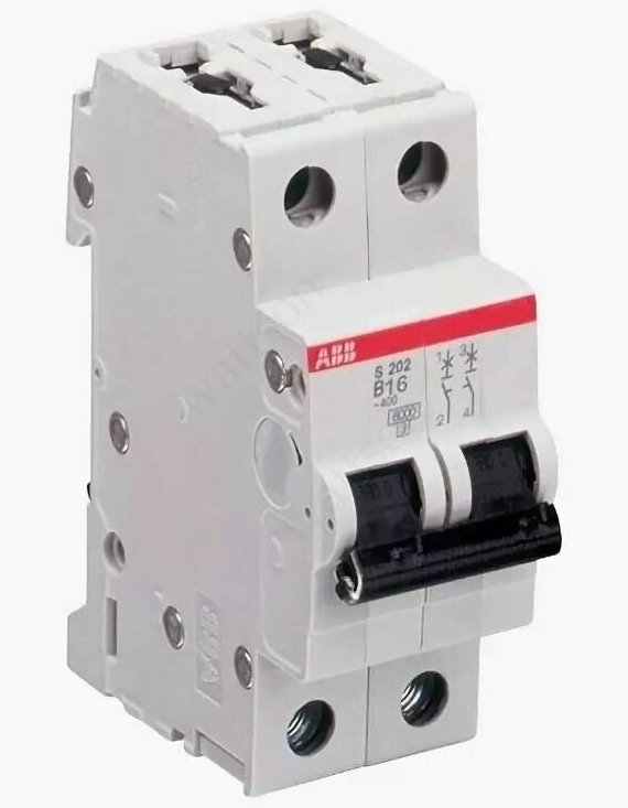 ABB S202 B20 Автоматический выключатель 2-х полюсный 20А с хар.B-230В-6кА 2CDS252001R0205 b6 6а хар. b 2cds252001r0065 в Москве