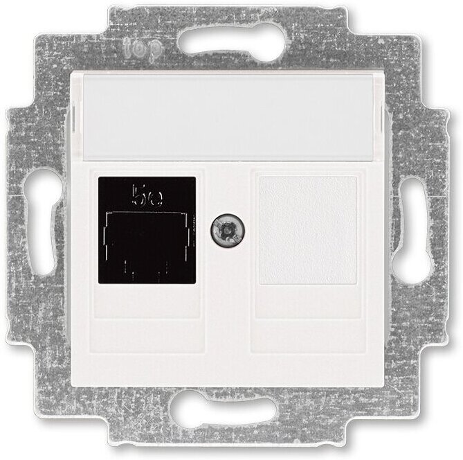 ABB EPJ Levit белый / белый Розетка компьютерная RJ45 кат,6+заглушка, , белый тип: заглушка, цвет: белый, линейка: Levit в Москве
