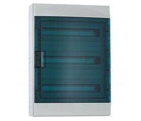 ABB Mistral65 Бокс навесной 54М прозрачная дверь (с клемм) 1SLM006501A1208 тип шкафа: щит распределительный, ширина: 430 мм, глубина: 155 мм в Москве