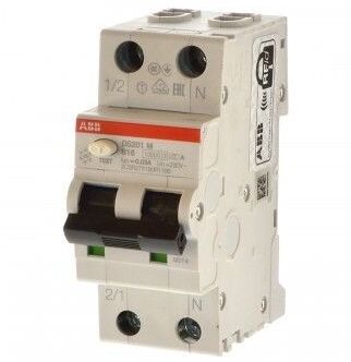 ABB DS201 B16AC30 Диффер. автомат 2-х полюсный 16А 30 mA ,тип АC, хар.B,6кА 2CSR255080R1165 в Москве