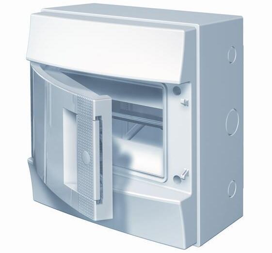 Настенный бокс Mistral65 ABB ЩРн-п 4М непрозрачная дверь без клемм (1SL1100A00) в Москве