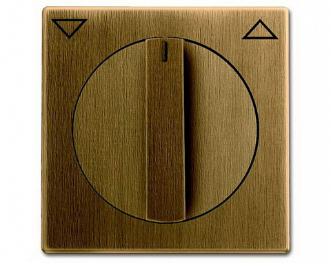 ABB BJE Династия Латунь античная Накладка выключателя жалюзи поворотного 2712/2713U, 2722/2723U 2CKA001710A4089 в Москве