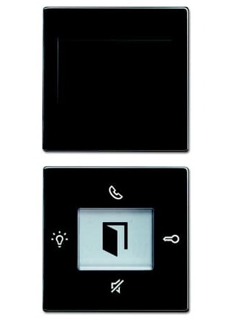 ABB BJE Центральная накладка, Future/Axcent/Carat/Династия/carat, антрацит матовый (рамка см. прайс в Москве