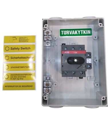 Abb SGC Рубильник в боксе OTP63B4M до 63A 4-полюсный, резьба 4хМ32+2хМ16 в Москве