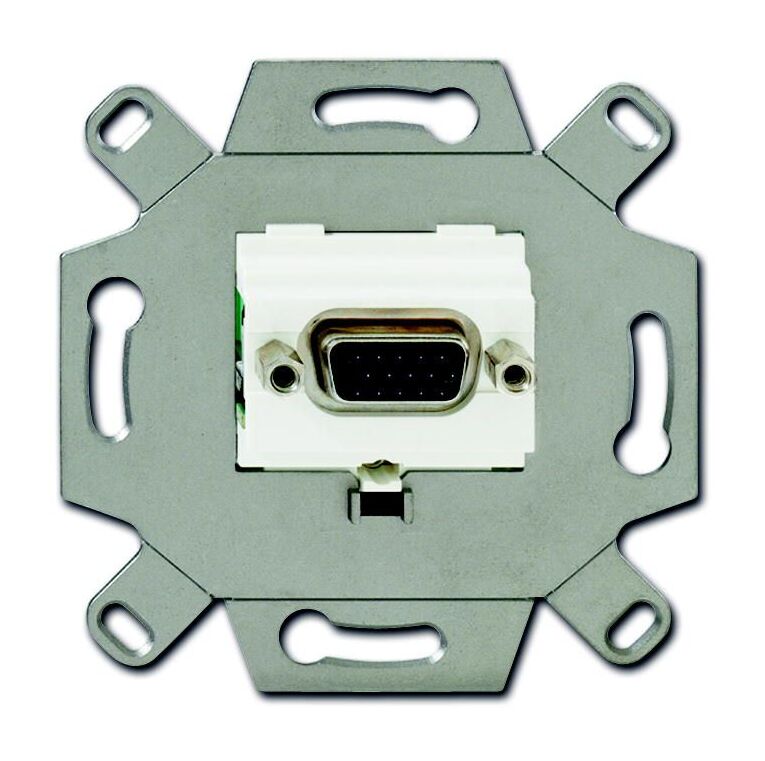 ABB BJE Белый Механизм Розетка VGA, Тип D-Sub, Full HD, 15 полюсов 2CKA000230A0425 в Москве