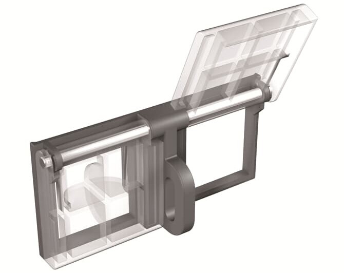 ABB Крышка защитная кнопок управления PBC с блокировкой навесным замком I/O D=4мм E1.2 (1SDA073855R1) в Москве