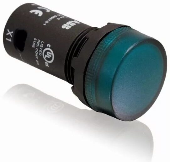 Лампа CL2-520G со встроенным светодиодом 220В DC зеленая ABB в Москве