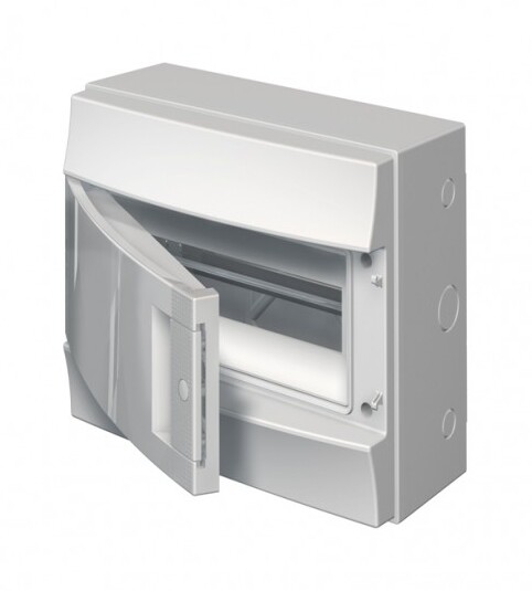 ABB Mistral65 Бокс настенный без клемм с непрозрачной дверцей 320x250x155, 1ряд/12мод GWT650, IP65 / серый 1SL1102A00 в Москве