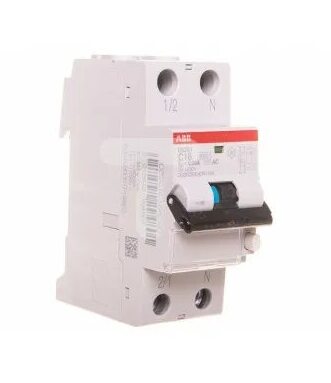 ABB DS201 C16 AC30 Диффер. автомат 2-х полюсный 16А 30 мA тип АС 6кА-230В 2CSR255080R1164 s202 в Москве