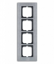 ABB BJE Carat Сталь Рамка 4-ая в Москве
