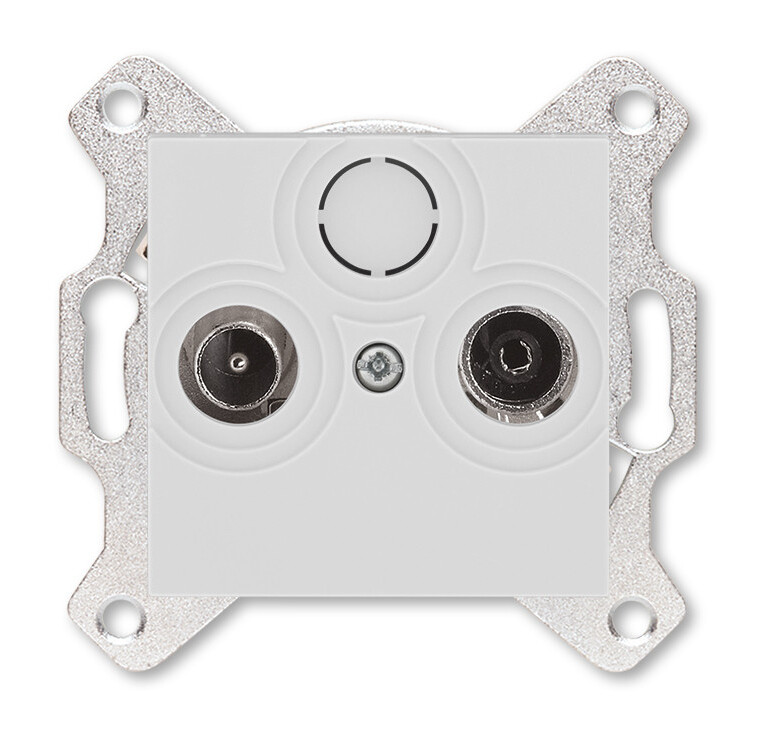 Розетка TV-R оконечная ABB Levit, желтый 2CHH083503A6064 в Москве