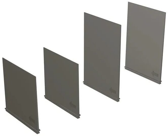 ABB Tmax/Emax Перегородки межфазные разделительные PB100 T4-T5-T7-T8 3p 1/2 KIT 2pcs (компл.2шт) в Москве