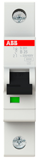 Автоматический выключатель S201 1P 40A C 6кА ABB в Москве