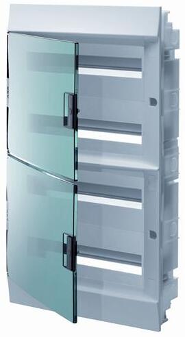 ABB Mistral41 Бокс в нишу с клеммным блоком с дымчатой дверцей 430 x 600 x 155, 3ряда/54мод GWT650, IP41 / белый 1SLM004101A2209 в Москве