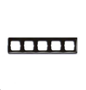Рамка пятиместная ABB Basic 55, шато-черный 2CKA001725A1510