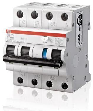 Выключатель автоматический дифференциального тока 4п B 16А 30мА тип A 6кА DS203NC ABB 2CSR256140R1165 в Москве