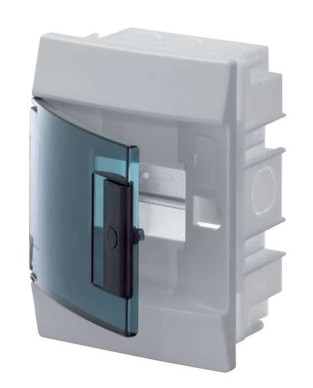 ABB Mistral41 Бокс в нишу 4 модуля прозрачная дверь (c клемм) 1SLM004101A2200 в Москве