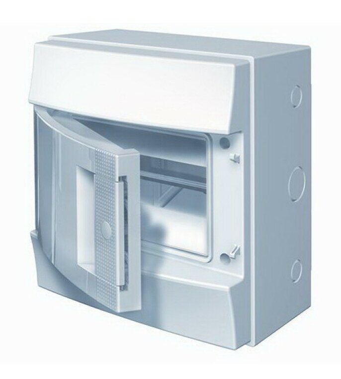 ABB Mistral41 Бокс настенный 8М непрозрачная дверь (с клемм) арт. 1SPE007717F9971 в Москве