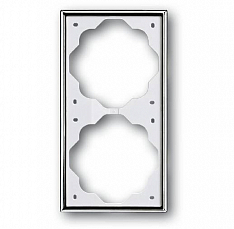 ABB BJE Impuls Хром Рамка 2-ая в Москве